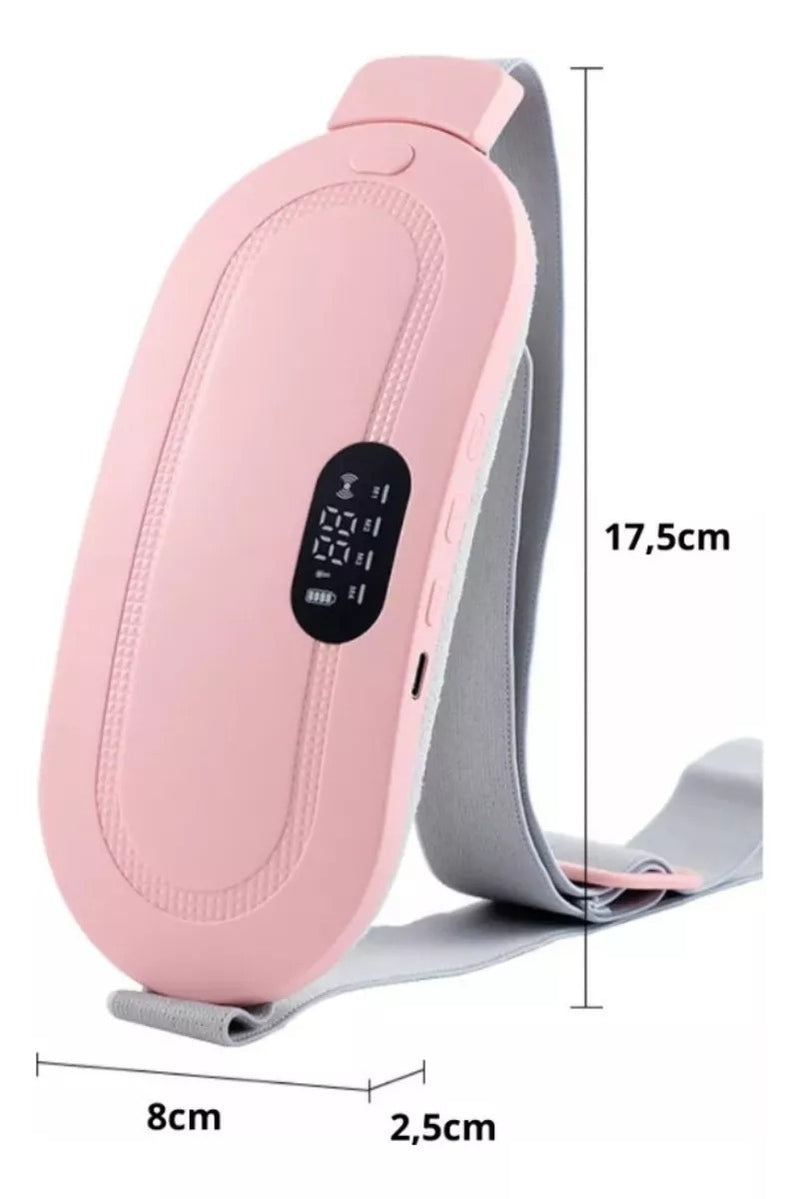 Pad térmico massageador para alívio de cólica menstrual