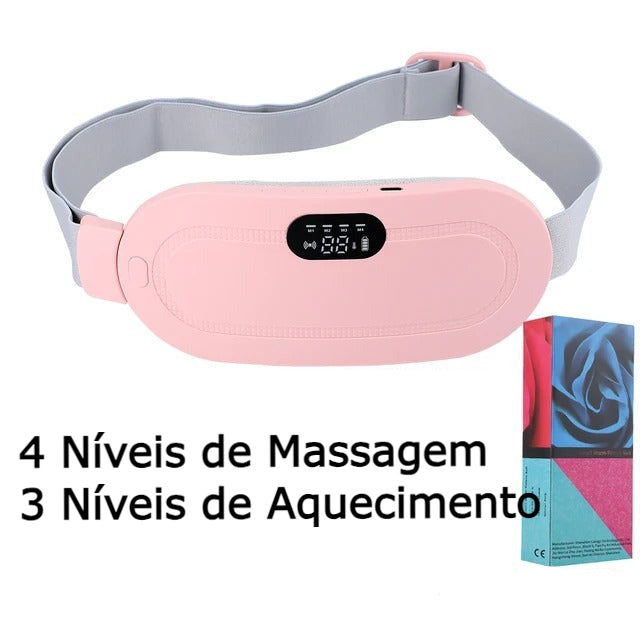 Pad térmico massageador para alívio de cólica menstrual