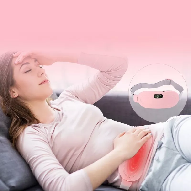 Pad térmico massageador para alívio de cólica menstrual