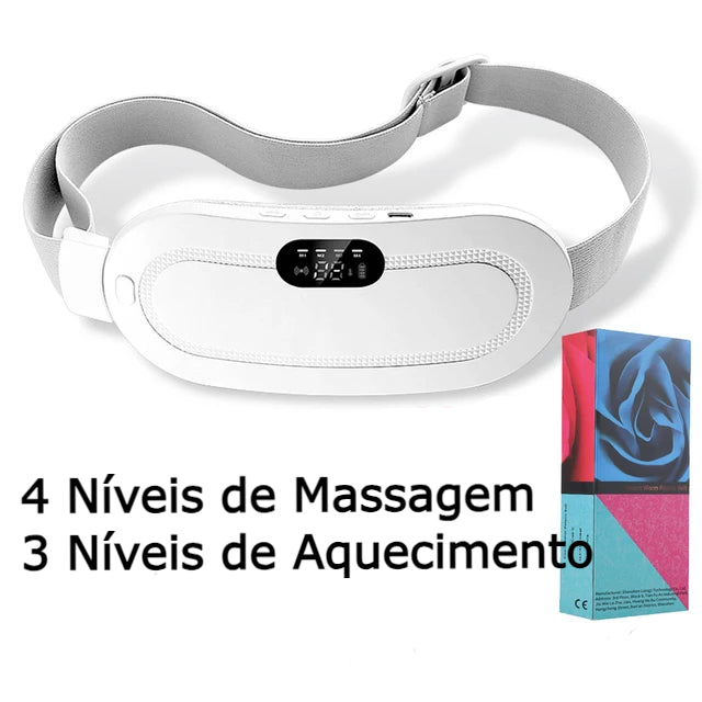 Pad térmico massageador para alívio de cólica menstrual