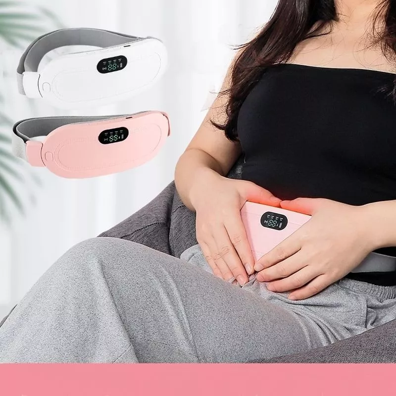 Pad térmico massageador para alívio de cólica menstrual