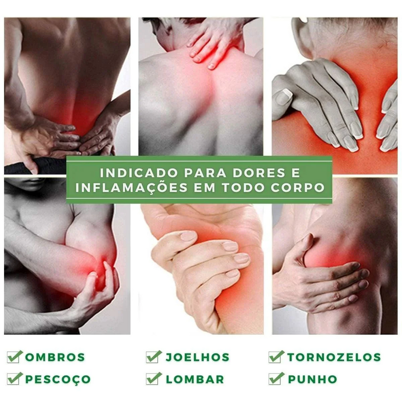 Adesivo para alívio de dores - recuperação natural